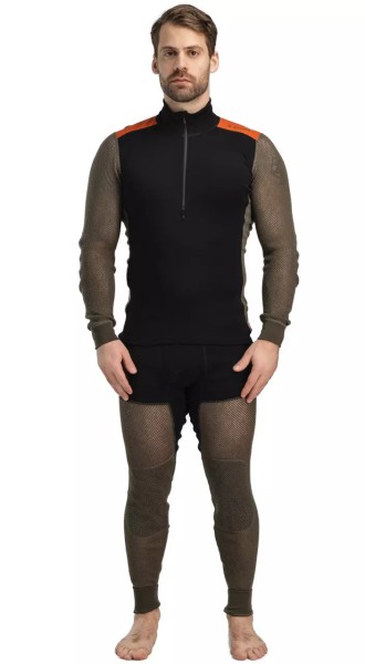 WoolNet Hybrid Mockneck Men