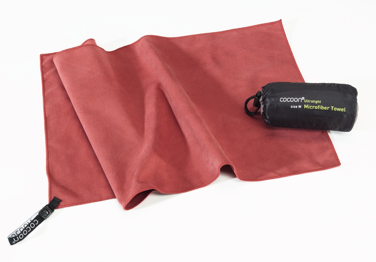 Cocoon - Towel Ultralight - Mikrofaserhandtuch Gr 60 x 30 cm - S grau